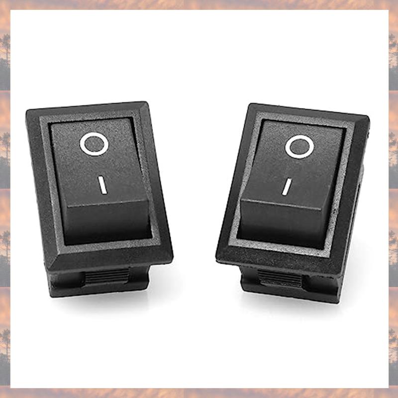 2025 Trend Black Duplex Switch Straight-Through Rocker Switch Suitable For Dual-Control Desk Lamp
