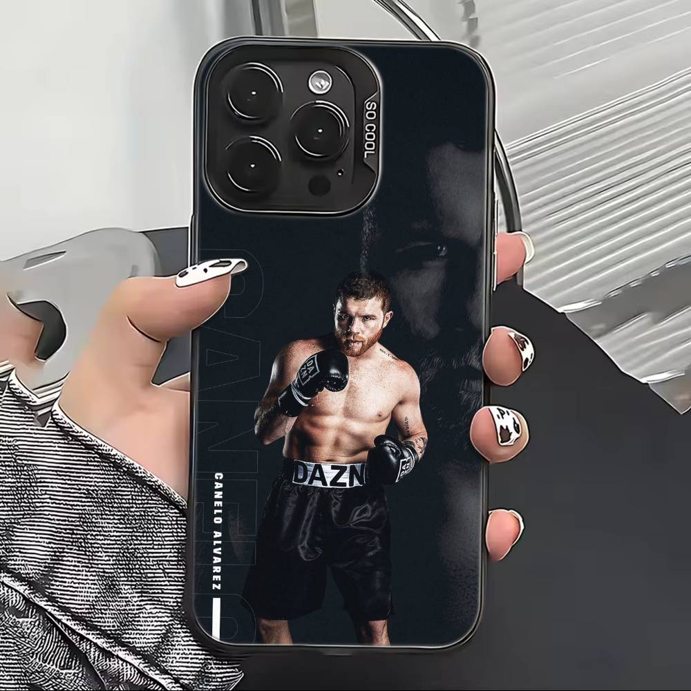 Mexico Boxing Canelo Alvarez Phone Case For iPhone 17,16,15,14,13,12,11 Plus,Pro Max,XS,Colored Silver Plated Inside Cover