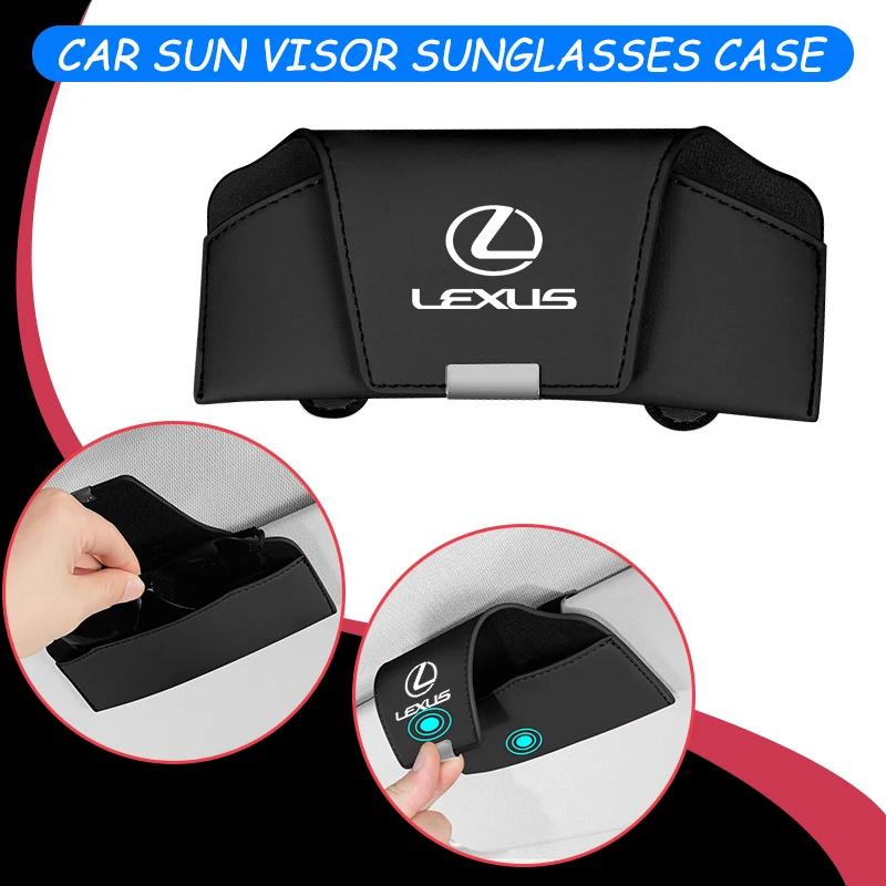 Car Visor Glasses Holder Magnetic Sunglasses Storage Box Interior For Lexus UX250h RX450h CT200h RX400h NX300h RX350 RX300 GX
