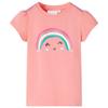 Light Coral T-shirt for Children 5 Sizes Available