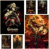 Hot Anime Castlevania Posters Retro Kraft Paper Poster Wall Art Painting Picture Home Decor Living Room Bar Wallpaper Stickers