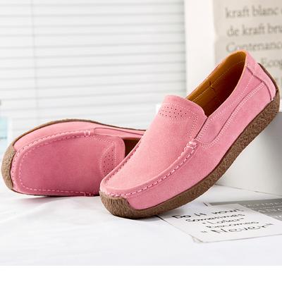 Летние новейшие поступления розовые женские мокасины большого размера 42 плоские туфли-улитки женские повседневные туфли-оксфорды без застежек женские мокасины женские