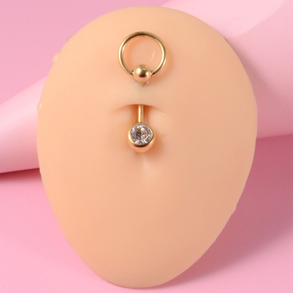 Нишевый дизайн штанга круглая пирсинг тела женское кольцо для пупка для девушки гвоздик для пупка пирсинг пупка клип