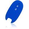 MALAKO Silicone Cover for Suzuki Smart Key 2 Buttons Black Wagon R Hustler Lapin