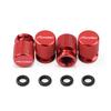 TQ013-4PCS Car Wheel Tire Valve Caps Tyre Stem Covers Airdust Waterproof For Ford Mondeo MK3 MK4 MK5 Accessories
