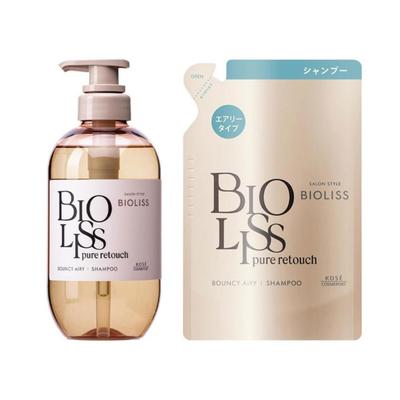 Kose Cosmeport Salon Style Bioliss Pure Touch Petafuwa Шампунь 480мл Запасной блок 340мл
