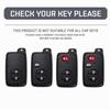 For Toyota Highlander Yaris Land Cruiser Prado Avensis IQ Corolla Prius 2/3/4 Buttons TPU Car Key Case Cover Keyless Fob Holder