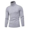 Autumn and Winter Men's Turtleneck Sweater Korean Version Slim-fit Men's Solid-color Pullover Bottoming Knitted Sweater