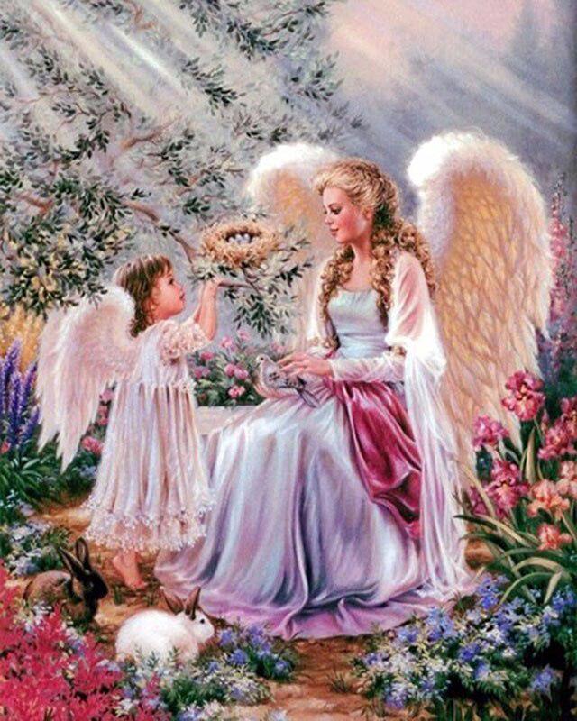 5D DIY Алмазная картина «Эльфы и ангелы», Новое поступление, Алмазная вышивка, цветок, вышивка крестиком, Алмазная мозаика, украшение для дома