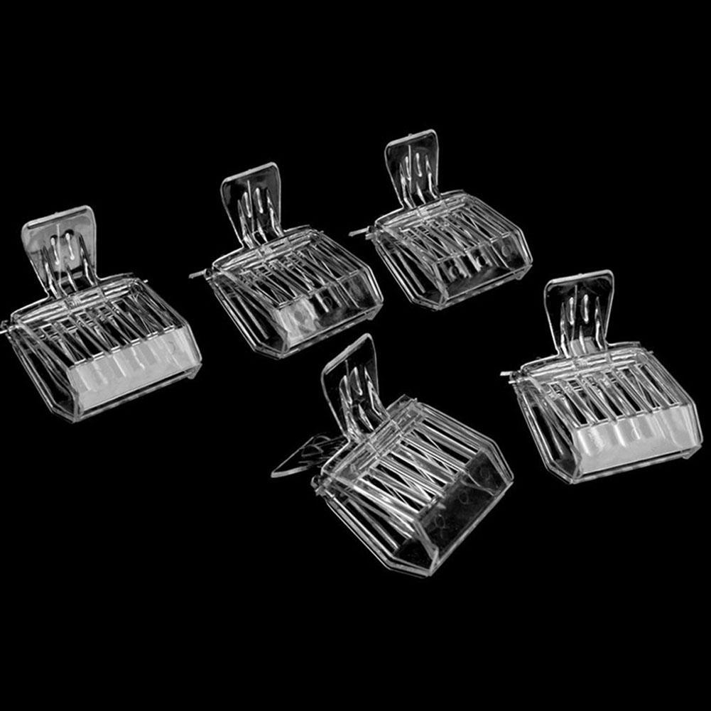 1/5 шт. Ловец пчелиной матки Бесцветный прозрачный пластиковый зажим Инструмент Клетка пчеловода Оборудовать Изоляция помещения U1L2