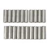 20Pcs M6 Female Thread Coupling Nut Practical Rustproof Stainless Steel Maintenance Coupling Nut