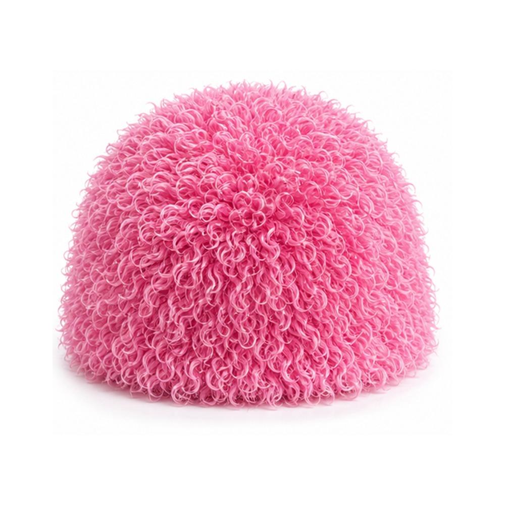 Thick Plush Faux Fur Winter Hat Polyester Curly Fur Hat Daily Fluffy Winter Cap Outdoor Casual