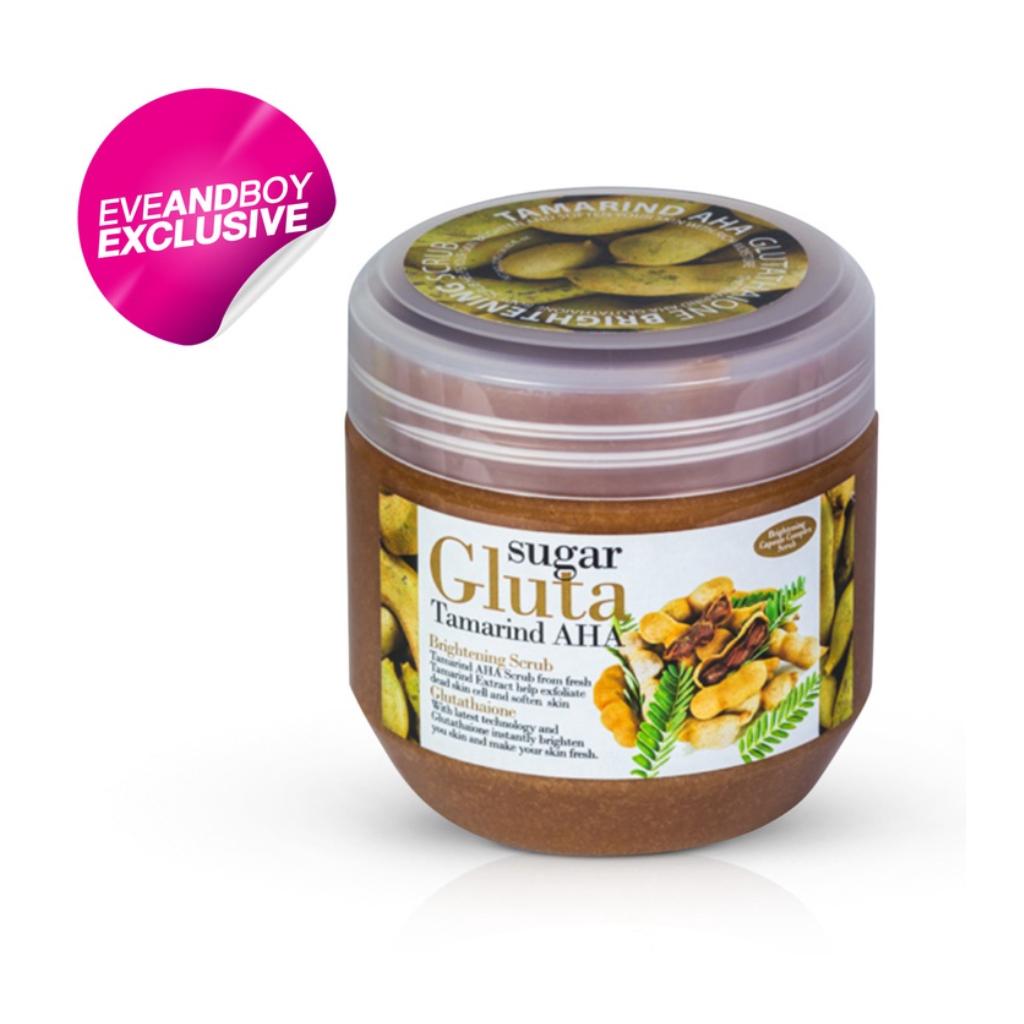 SUGAR GLUTA - Скраб для тела Тамаринд AHA, Сливочная Гармония, Осветление глутатиона, 700 г.
