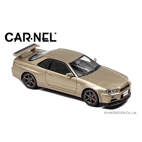 CARNEL 1/43 Nissan Skyline GT-R Mspec Nur (БНР34) 2002 Модель с отделкой из кремнеземной латуни CN430201