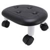 Low Rolling Stool with Wheels Ergonomic Heavy Duty Short Rolling Seat for Bedroom Living Room
