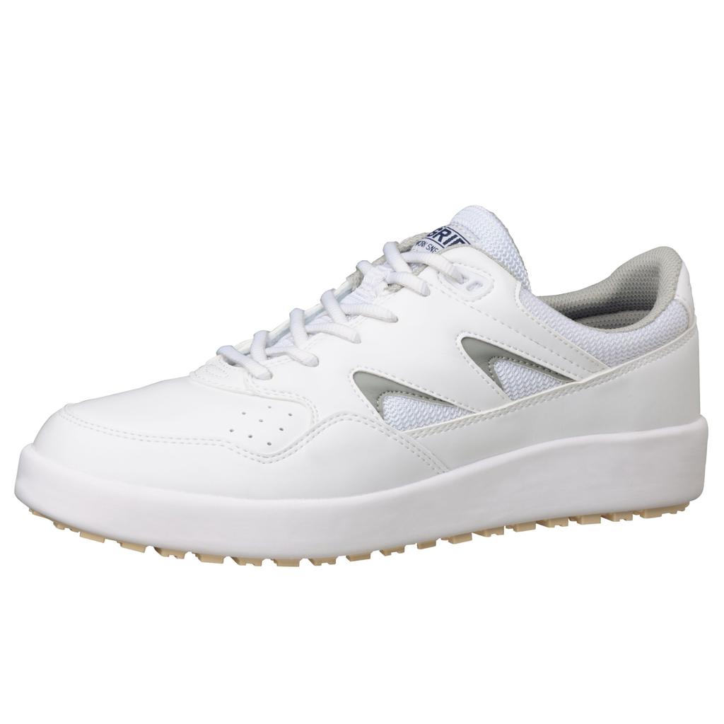 High Grip Unisex Work Sneakers H710N White [Midori Anzen] 28.0cm