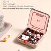 Travel Pill Box Portable Medicine Container Daily Pill Storage Case Small Sealing Medicine Organizer with Compartment Convenient