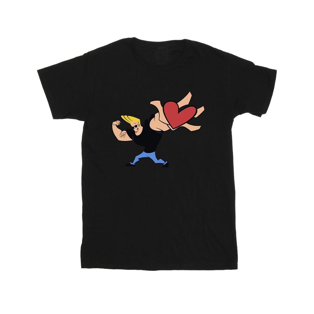 Мужская футболка Johnny Bravo Heart Present