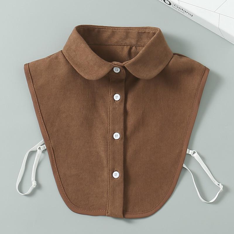 Поддельный воротник, детский универсальный поддельный воротник, осенне-зимний свитер, декоративный воротник, корейская версия, кофейный воротник, рубашка, поддельный воротник