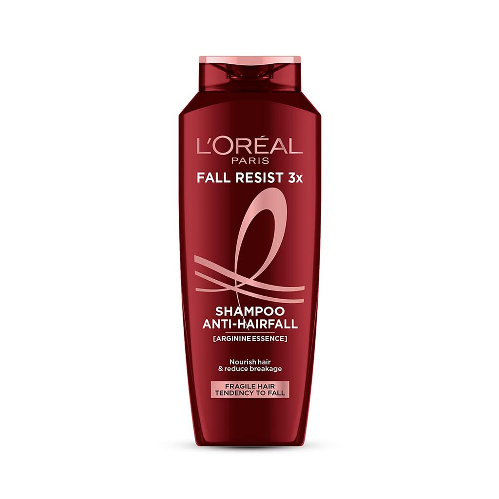 Шампунь L'Oreal Paris против выпадения волос, Укрепляющий и Питающий для роста волос, Для истонченных волос и выпадения, Fall Resist 3X, 340 мл