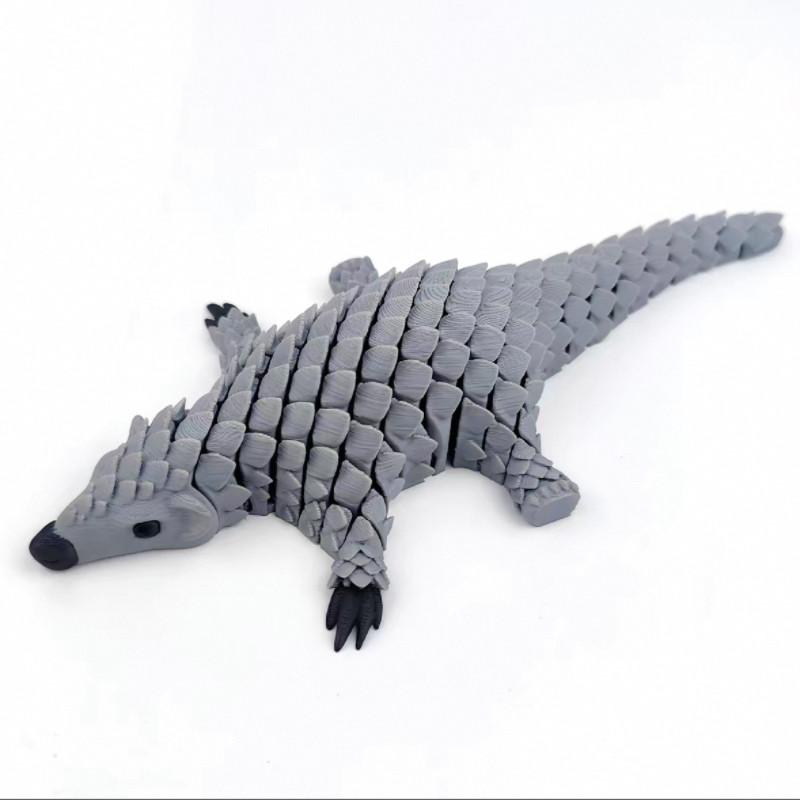 3D-печатная игрушка-панголин с подвижными суставами, модель животного для снятия стресса, уникальный инструмент для декомпрессии
