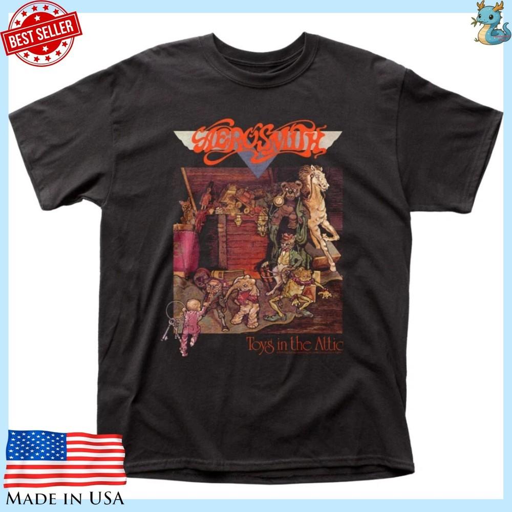 Aerosmith Toys In The Attic Shirt Classic Rock Band Tee Unisex T-Shirt Graphic Tee
