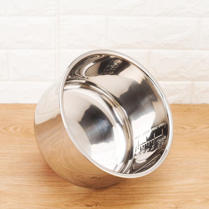 Stainless Steel Rice Cooker Inner Container Non Stick Cooking Pot Replacement Accessories Kitchen Food Rice Cooker Liner