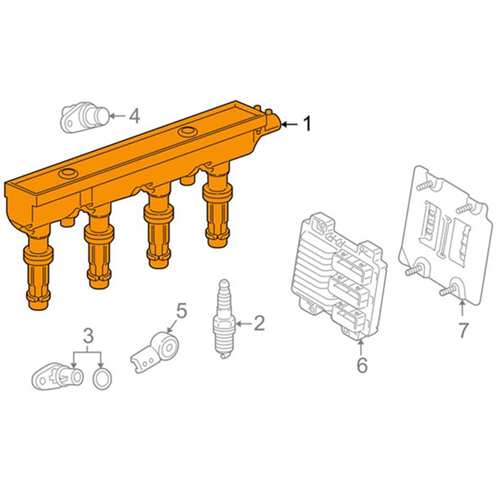 Car Ignition Coil Connector Wire Harness for 1007 206 307 308 1.6L 597080 96363378 597099 2526182 Reliable Engine Repair