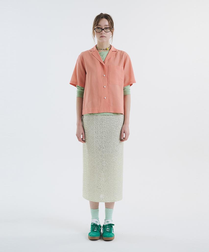 Boyeon 2.5Mm Sequin Skirt Light Green 0100