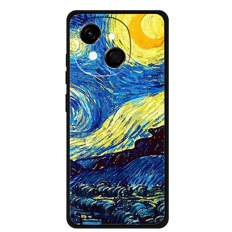 Черный силиконовый чехол для Tecno Spark 40C Чехлы Волк Роскошный защитный мягкий задний чехол для Tecno Pop 9 4G Чехол 6.67" Животные Fundas