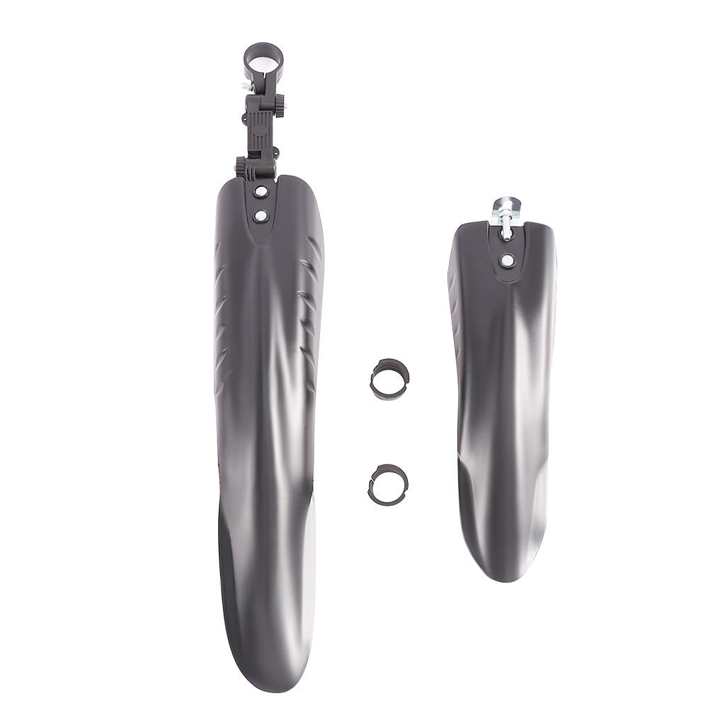 Black Front Rear Adjustable 20'' 22'' 24'' 26'' Bike Mudguard Quick Release MTB Fender Bike Parts