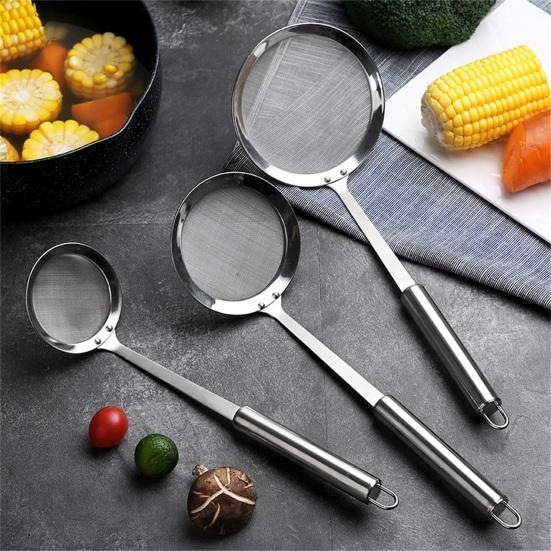 Ложка для масляного фильтра Нержавеющая сталь Быстрая фильтрация Удаление влаги Эргономичный дизайн с подвесным отверстием Термостойкий сливной совок