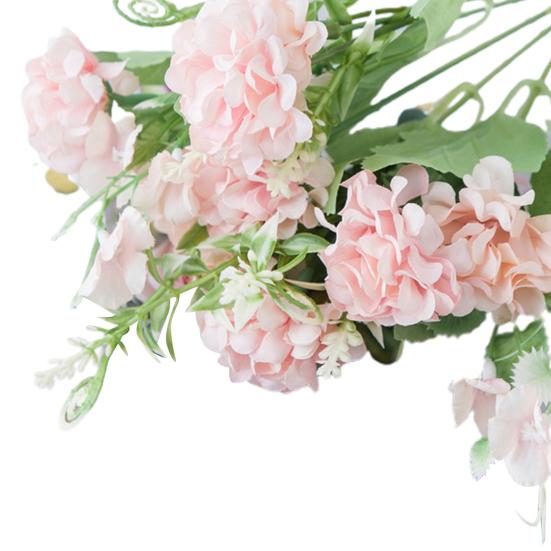 Красивые искусственные цветы гортензии, устойчивые к выцветанию, компактные, свежие, сохраняющие свежесть