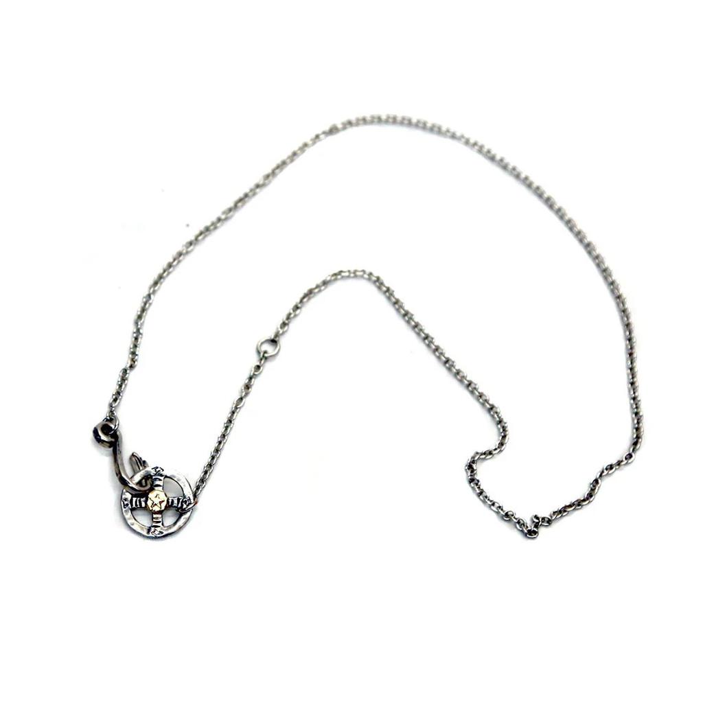 TMT Necklace (Eagle Hook Chain L) [TACF22SP13  EAGLEHOOK] Brass SILVERSilver FR