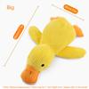 Booteely Dog toy plush companion sleeping duck bite resistant teeth grinding sound relief duck sound toy