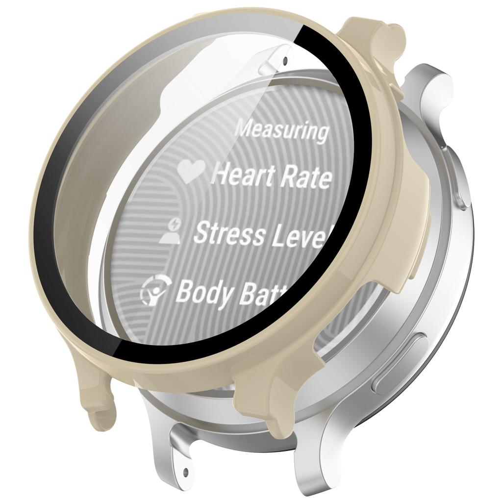 PC Glass Case For Garmin Lily 2 Active Smart Watch Screen Protector Full Cover Protective Bumper Shell Accessories Replacement