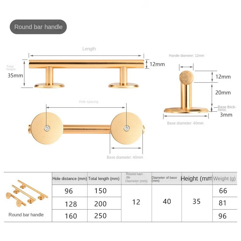 Aluminium Alloy Door Handle Hardware Door Handlebar Fashion Door Knob Cabinet