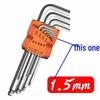 High Hardness L-Shape Hex Key Set - 6-Point Hexagonal Screwdriver Tool