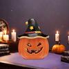 Halloween Ceramic Pumpkin Tea Light Holder Tabletop Spooky Pumpkin Sculptures Candle Holder for Home Holiday Party Decoration