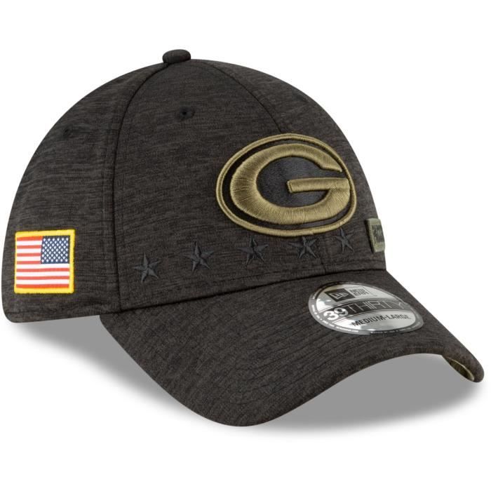Casquette New Era 39Thirty - NFL Teams Salute To Service 2020 - Vert Bay Packers - Homme - Automne / Hiver