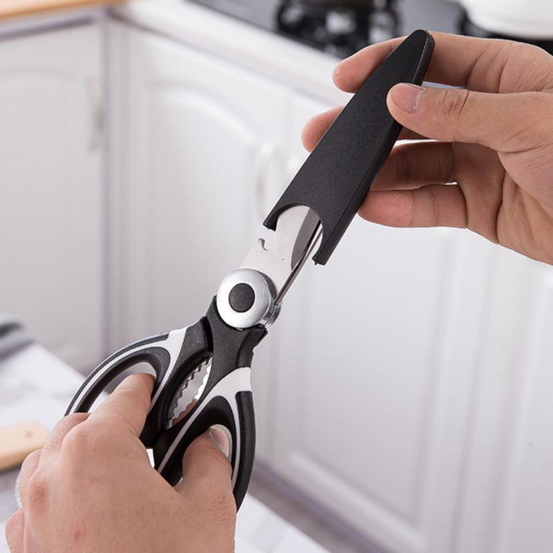 Многофункциональные кухонные ножницы с пластиковой ручкой, ножницы из нержавеющей стали, кухонные ножницы Tijeras De Cocina для куриных костей