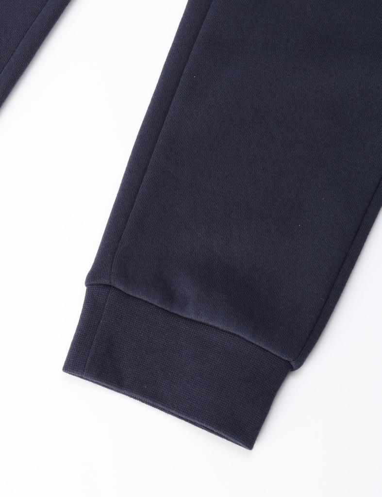 Adidas Essentials Big Logo Fleece Jogger Set for Legend Ink J160 Kids, DTP58, Top Semi-Silent Blue, Bottom (IV7307),