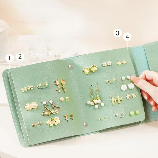 Креативная книга для хранения сережек, портативная сумка для ювелирных изделий, коробка для сережек