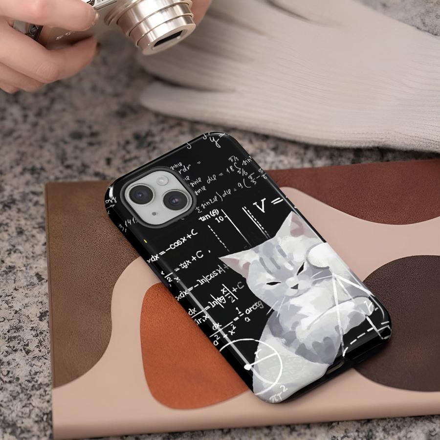 Кот, который любит учиться Мягкая обложка Capa Чехол для телефона для Apple iPhone 17 16 XS XR 13 15 Pro Max 16e 12 Plus 14 Air 11