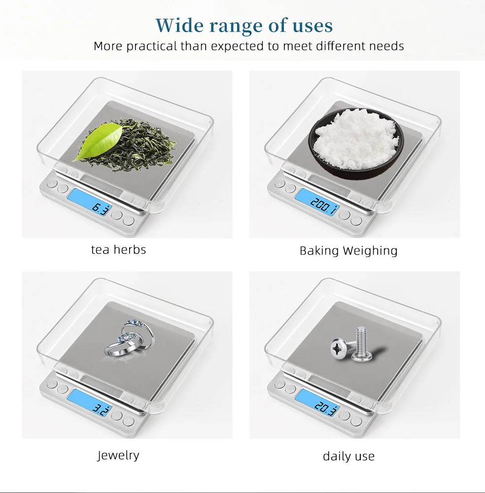 Hot Sell Protable Multiple specifications of digital kitchen scales precision scales food and jewelry scales postal scales