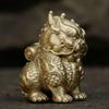 Kirin Statue Sculpture, Feng Shui Ornament, Wealth Fortune Figurine for Office Entryway Decor,
