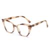 New anti-blue light fashion flat glasses cat eye European and American myopia glasses frame women's glasses frame glasses