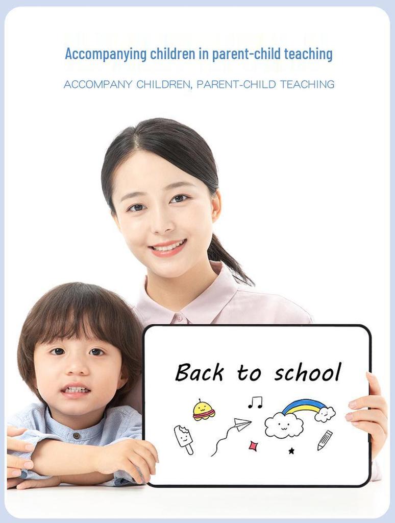 Двусторонняя магнитная доска для мела и белой поверхности для детского рисования и сообщений в домашнем офисе