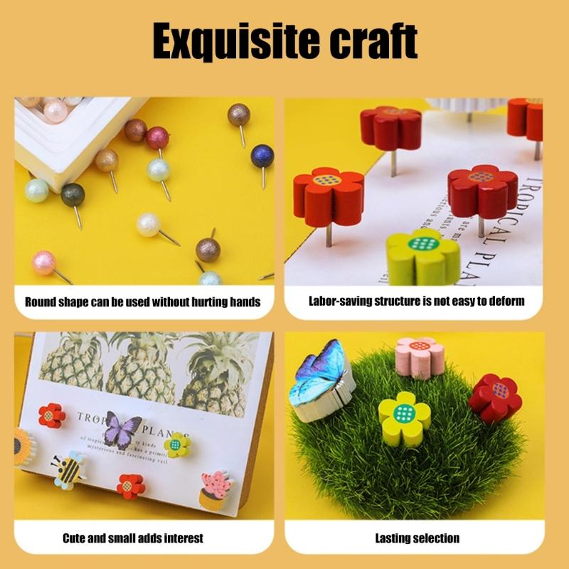 Кнопки-бабочки, кнопки-цветы, кнопки-практические карты, кнопки-постеры с собаками, декоративные кнопки, школьные канцелярские принадлежности