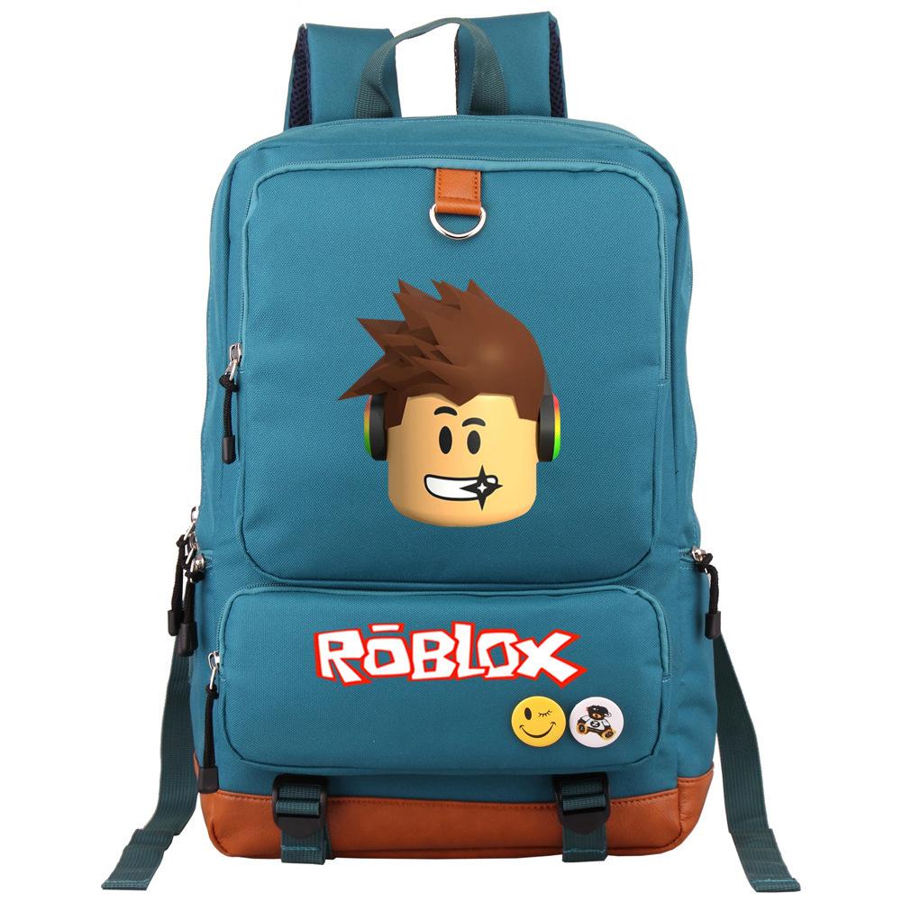 Рюкзак Roblox из виртуального мира, мужская и женская дорожная сумка, сумка для компьютера, школьный рюкзак для студентов, рюкзак с аниме-мультяшным рисунком